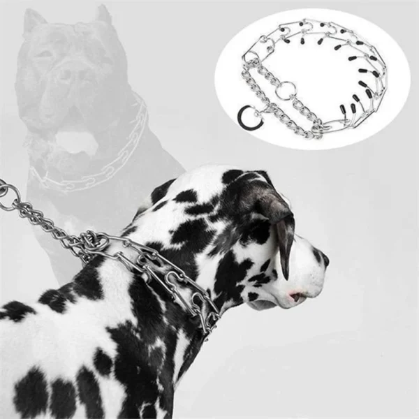 Large Dog Training Prong Choke Collar