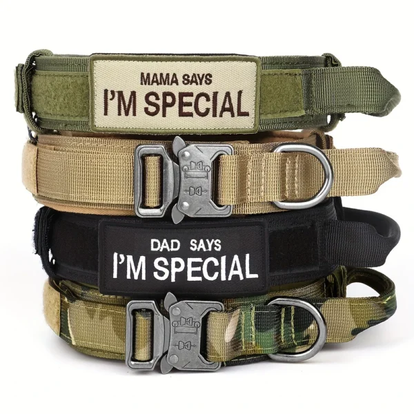 Tactical Dog Collars with Handle