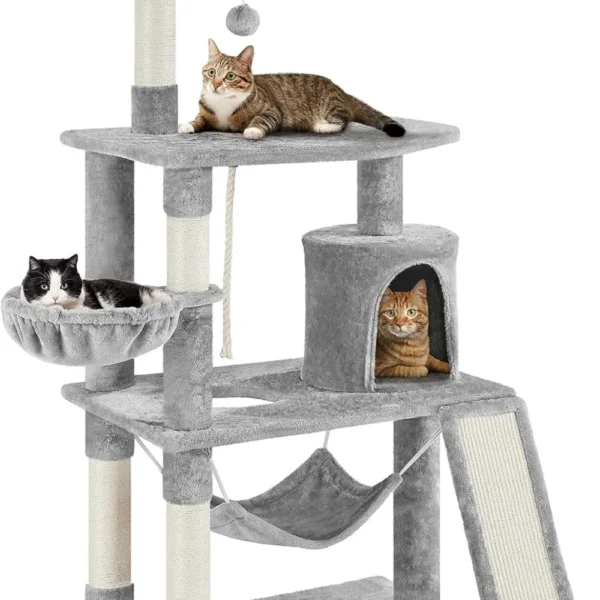 63.5in Multi-Level Cat Tree Tower